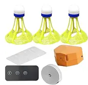 Rebound Badminton Trainer - Single Training Badminton | Elastic Stretch Badminton Racket Training | 3pcs Battery Powered Remote Control Height | Badminton Training Tool | for Badminton