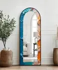 AquaCrack Fusion – Abstract Floor Mirror