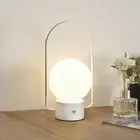 Portable LED Table Lamp, USB Rechargeable Desk Lamp, Touch Controlled Dimmable I
