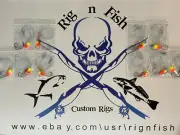 10 Hi-Low, Surf Fishing Rigs Pompano Whitings Snappers Flounder Spots Etc