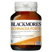 Blackmores Echinacea Forte 40 Tablets Support Healthy Immune System