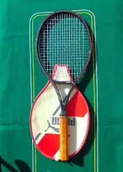 1986 Puma Onyx Saber Graphite Fiberglass MP 95 Racket 4 1/2 Cover MINT Taiwan