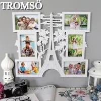 在飛比找森森購物網優惠-TROMSO-雲端鐵塔優雅白6框組