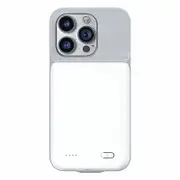 T43 For iPhone 14 Pro Battery Case 6800mAh Extended Battery Backup TPU+ABS Protective Charging Case