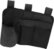 Vaguelly Beach Chair Storage Bag with Cup Holder Portable Multi Pocket Chair Side Bag for Easy Organization Design for Camping Travel and Beach Use Sleek