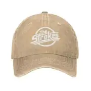 Fashion Strokes Rock Music Baseball Cap Men Women Distressed Washed Snapback Hat