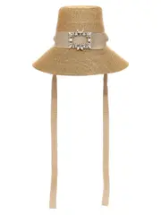 [Roger Vivier] Roger Vivier-Broche Vivier Cappelli Beige-Donna M
