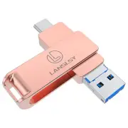 128GB USB C Flash Drive,USB 3.0 Memory Stick 3 in 1 Type C Flash Drive, USB C...