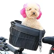 Front Dog Basket for Bike | Cat Carrier for Cycling - Riding Pet Travel Carrier for Mountain Bike, Puppy Carrying Supplies