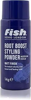 Fish Root Boosting Styling Hair Powder, Mens Hair Styling Product Suitable for Short & Medium Length Hair. Stylist & Barber Used, Medium Hold, Matt Finish