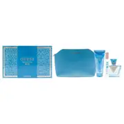 Guess Guess Seductive Blue for Women 4 Pc Gift Set 2.5oz EDT Spray, 3.4oz Body Lotion, 0.5oz EDT Spray, Pouch