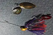 3/4 OZ Spinnerbait + twin tail grub Murray Cod & Yellow Belly MUZZA'S LURES