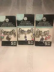 Bits & Baubles Jewelry Charms 3 Pkgs NEW DIY Craft Ice Cream Rainbow Car Key