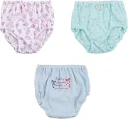 [Airin] 572 Kids' Inner Girls' Shorts, Cotton Blend, Set of 3, Total Pattern, B Pattern (43.3 inches (110 cm), 47.2 inches (120 cm), 51.2 inches (130 cm), Assorted