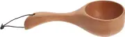 GRADENEVE Wooden Ladle Water Scoop Soup Spoon Rice Spoon Non-Slip for Pots Pans Random Style