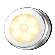 Round Smart LED Night Light Bedroom Closet Lighting Magnetic Suction Lamp