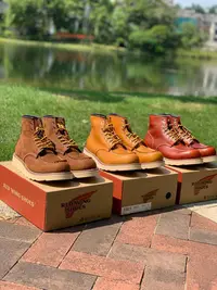 在飛比找Yahoo!奇摩拍賣優惠-RED WING SHOES馬丁靴子男士875古著鞋高幫百搭