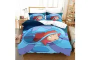 3D Ponyo On The Cliff by The Sea Quilt Cover Set Bedding Set Pillowcases 49