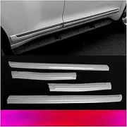 Body Side Door Molding Trim Cover Anti-Friction Anti-Collision Guard Strips ExteriorModification Accessory Compatible for Toyota Prado 2700