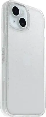 Slim Case For iPhone 15 OtterBox Symmetry Series Cover - Clear Stardust