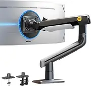 [NB ERGONOMIC] Gaming Monitor Arm for Flat/Ultrawide/Curved Monitors 27'' to 50 inch, Heavy Duty Monitor Mount Load up to 18 kg, VESA 75/100 mm Monitor Mount A5