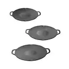 Korean BBQ Pan Griddle Pan Nonstick Coating Cookware Frying Pan Round BBQ