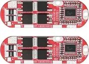 Be In Your Mind 2Pcs 3.7V 20A 5S Polymer Lithium Battery Protection Board 18650 Lithium Battery BMS PCM Battery Protection Board 55x18mm Red