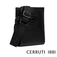 在飛比找momo購物網優惠-【Cerruti 1881】限量2折 義大利頂級小牛皮肩背包