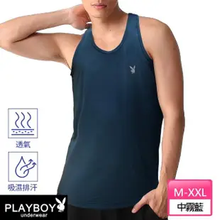 【PLAYBOY】3件組 超彈力氣網清爽速乾背心-速(高伸展性/背心/男內衣)