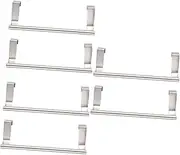6 Pcs washcloth Wall Mount Towel Holder Adhesive Towel bar Racks Wall Towel Storage Rack Towel Holder Stand Storage Shelving Towel Rack Door Towel Hanger Towel Rail Stainless Steel