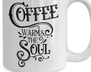 Coffee Warms The Soul Coffee Mug Friends Gift Mom Gift Coffee Mugs Coffee Lovers