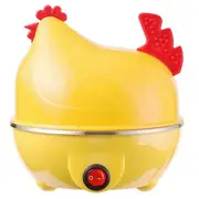 Multifunctional Egg Cooker, Egg Steamer, Automatic Power-Off, Multifunctional Egg Steamer, Boiled Egg EU PLUG Yellow