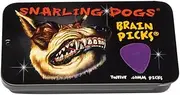 Snarling Dogs Brain Guitar Picks and Tin Box 1 Dozen .60 mm