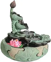 Tabletop Water Fountain Creative Desktop Running Water Fountain Ornaments Home Accessories Living Room TV Cabinet Humidification Decoration Landscape Office Relaxation Meditation Fountain