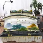 Blue Branch Road 3D Printing Duvet Quilt Doona Covers Pillow Case Bedding Sets