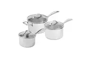 Scanpan STS 3 Piece Saucepan Set | Stainless Steel 3pc