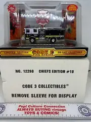 Limited Edition Code 3 Diecast Fire Engine Collector Cub #10 Squad 10 Engine