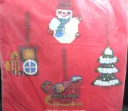 Bucilla Christmas Needlepoint - Plastic Canvas Ornament Kit - #60515