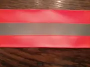 Orange Reflective Micro Prism Safety Vest Trim Tape, ANSI; 1-1/2"x1/2"x10 ft