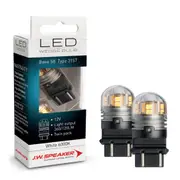 JW Speaker LED Bulb 12/24v Wedge Base White Light Twin Pack