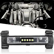 Lumimotor (2025 New) UTV Dome Light, Universal Roll Bar Mount Interior LED Light for UTV Polaris RZR Can Am Pioneer Talon Kawasaki Yamaha ATV Truck Golf Cart Off Road