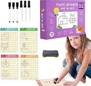 Pencil Control Activity Book - Preschool Toddler Control,Reusable Scribble Workbook, Educational Painting Book, Control Training Learning Activities