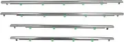 Window Visor 4PCS Car Window Glass Sealed Strip Side Outer Window Wheatherstrip Seal Door Moulding Trim Belt Fit for CR-V 2007-2011