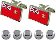 [Select Gifts] Shirt Dress Studs Ontario Flag Cufflinks