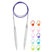 Knitting Needles Size US 13 Stainless Steel 39" Circular Needle