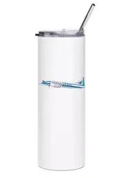 Republic Airlines Convair Stainless Steel Water Tumbler with straw - 20oz.
