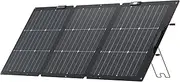 EF ECOFLOW 160 Watt Bificial Solar Panel for Power Station, Foldable Solar Charger with Adjustable Kickstand, Waterproof IP68 for Outdoor Camping RV Off Grid System
