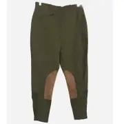 NWT ARIAT All Around performance breeches riding pants in olive green. 34L