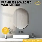 Viviendo Crystalline Mirror Wall Beveled Edge Frameless Home Crystalline