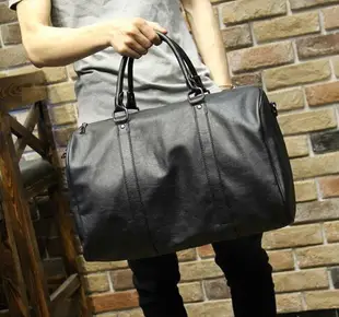 FINDSENSE Z1 韓國 時尚 潮 男 休閒戶外 PU 橫款 大容量 旅行包 手提包 健身包